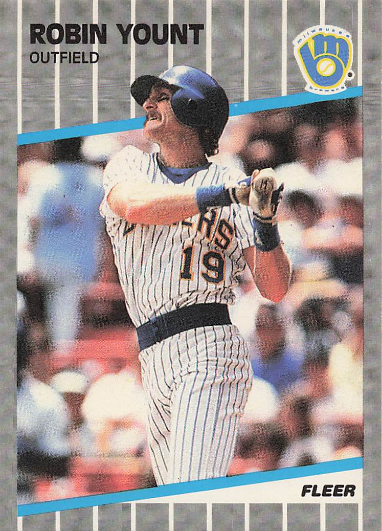 1989 Fleer Baseball Robin Yount #200