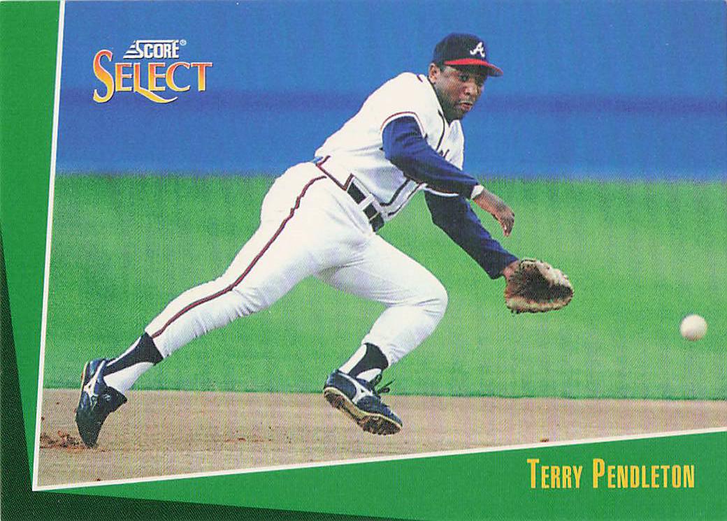 1993 Select Baseball Terry Pendleton #17