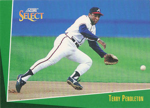 1993 Select Baseball Terry Pendleton #17
