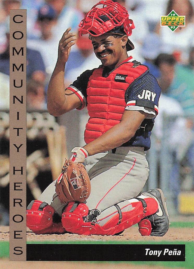 1993 Upper Deck Baseball Tony Pena #33