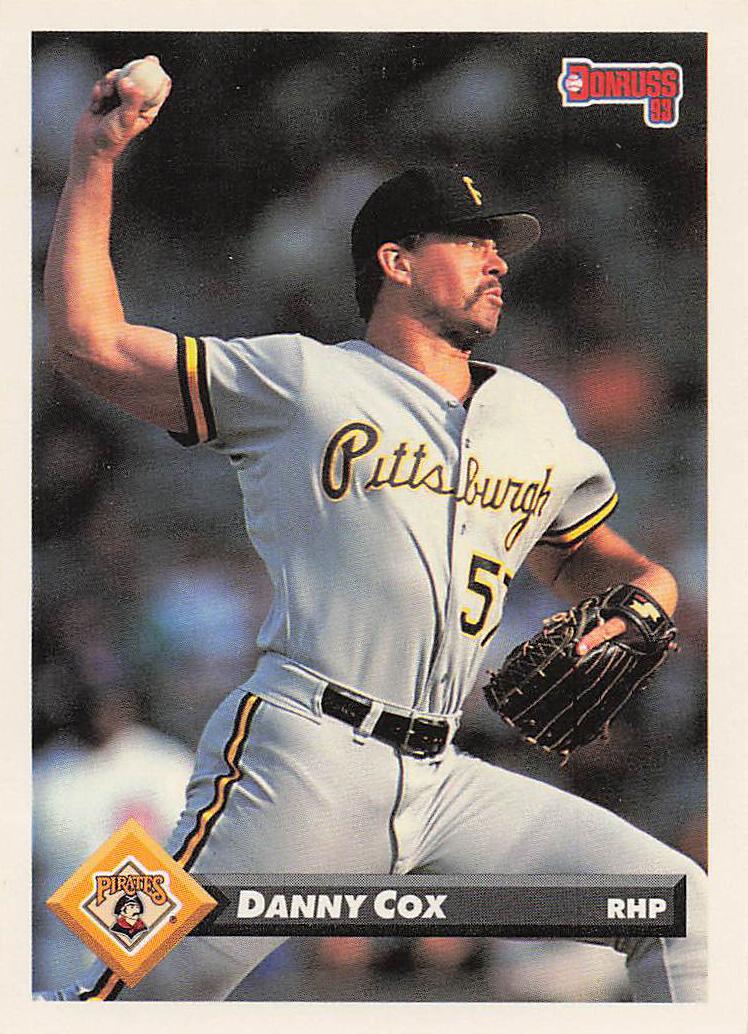 1993 Donruss Baseball Danny Cox #466