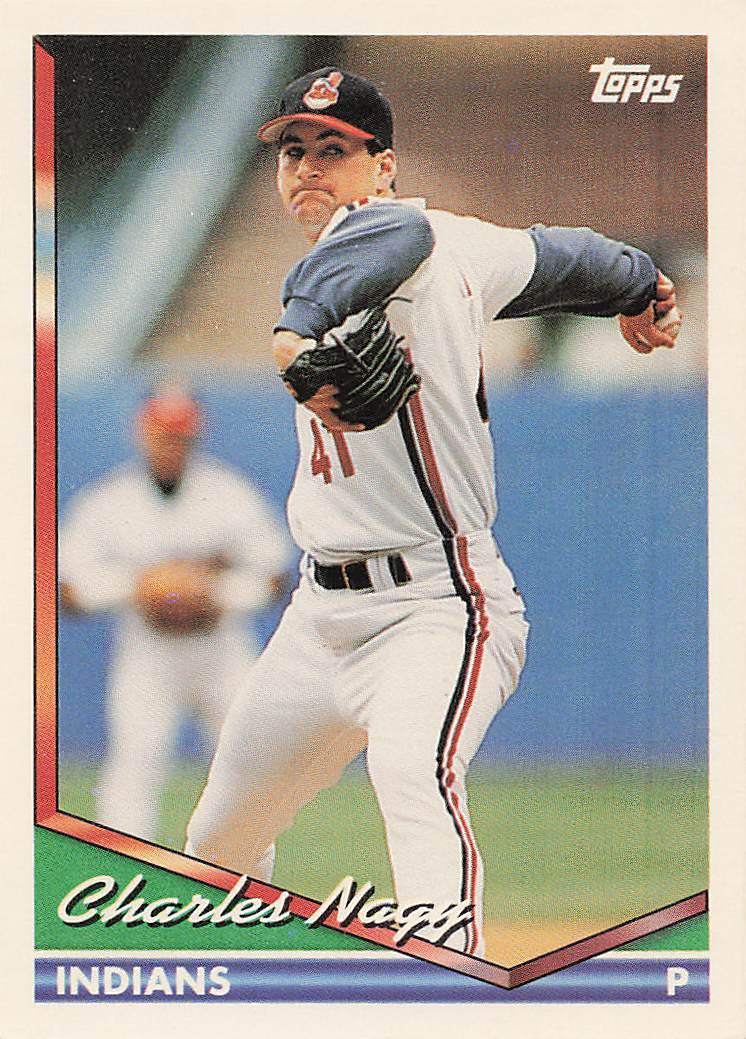 1994 Topps Baseball Charles Nagy #330b