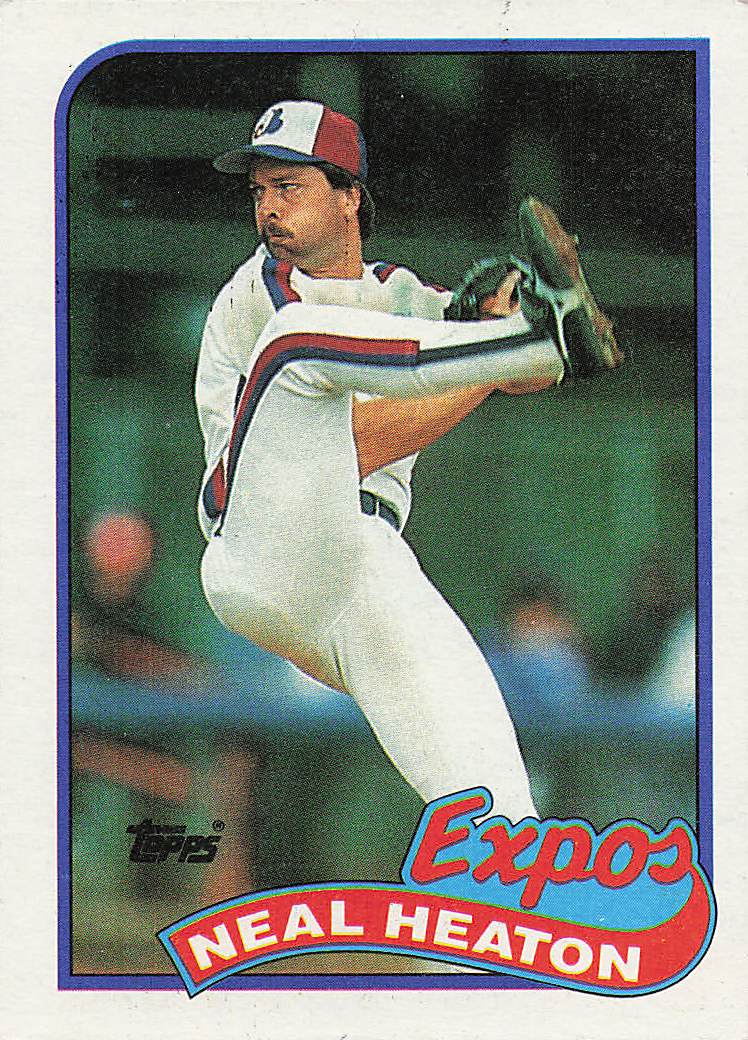 1989 Topps Baseball Neal Heaton #197