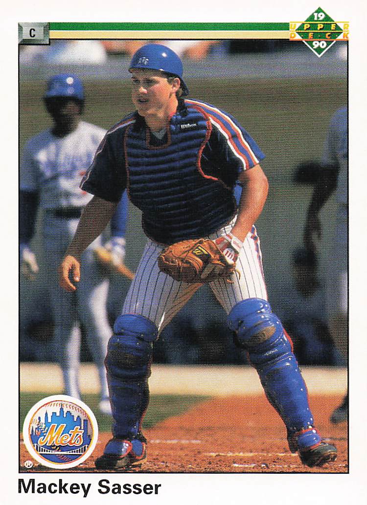 1990 Upper Deck Baseball Mackey Sasser #185b