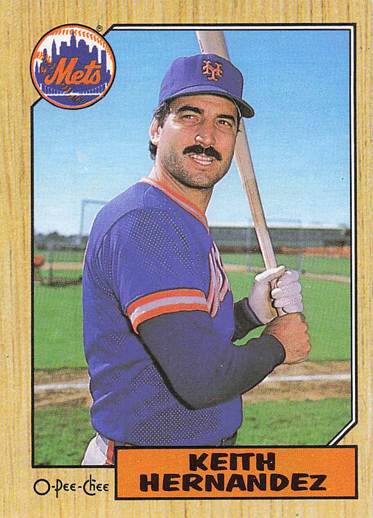1987 O-Pee-Chee Baseball Keith Hernandez #350