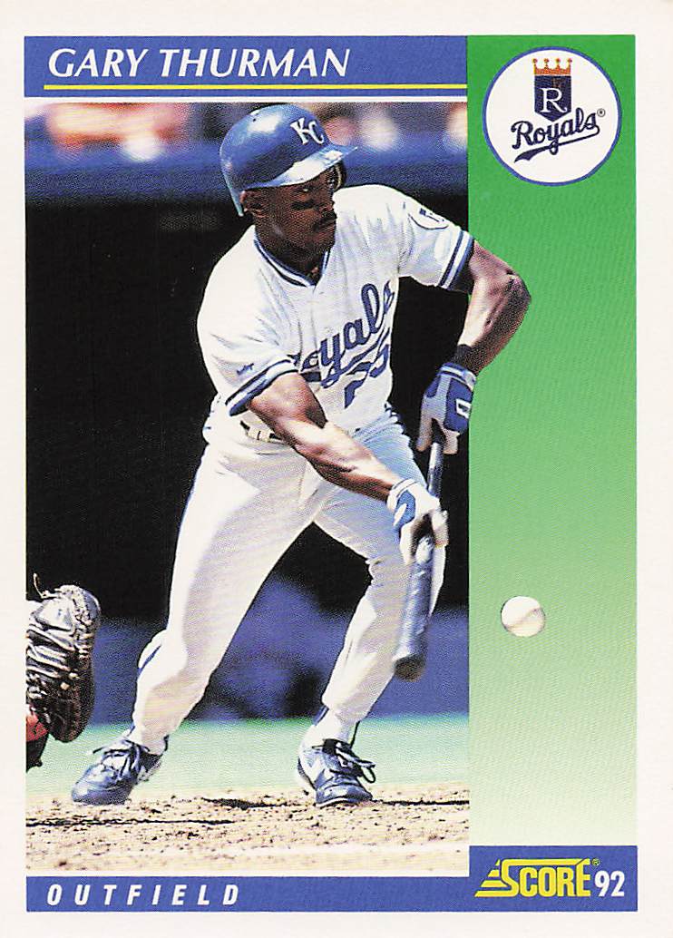 1992 Score Baseball Gary Thurman #512