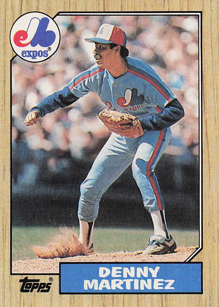 1987 Topps Baseball Denny Martinez #252
