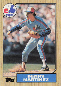 1987 Topps Baseball Denny Martinez #252