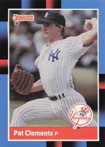1988 Donruss Baseball Pat Clements #52c