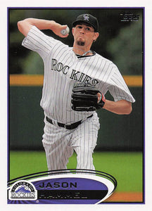 2012 Topps Baseball Jason Hammel #68a