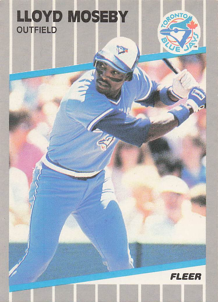 1989 Fleer Baseball Lloyd Moseby #241