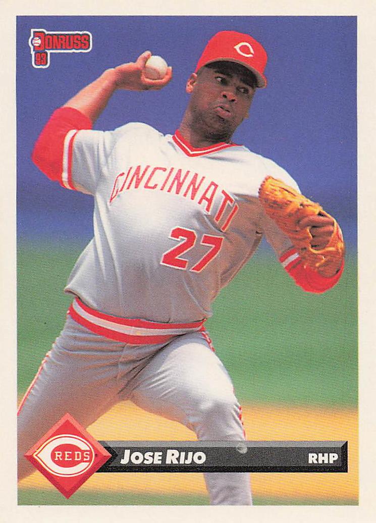 1993 Donruss Baseball Jose Rijo #454