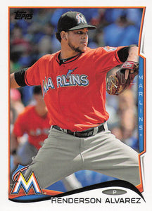 2014 Topps Baseball Henderson Alvarez #241