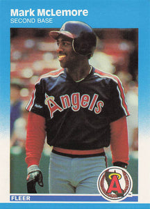 1987 Fleer Update Baseball Mark McLemore #U-77