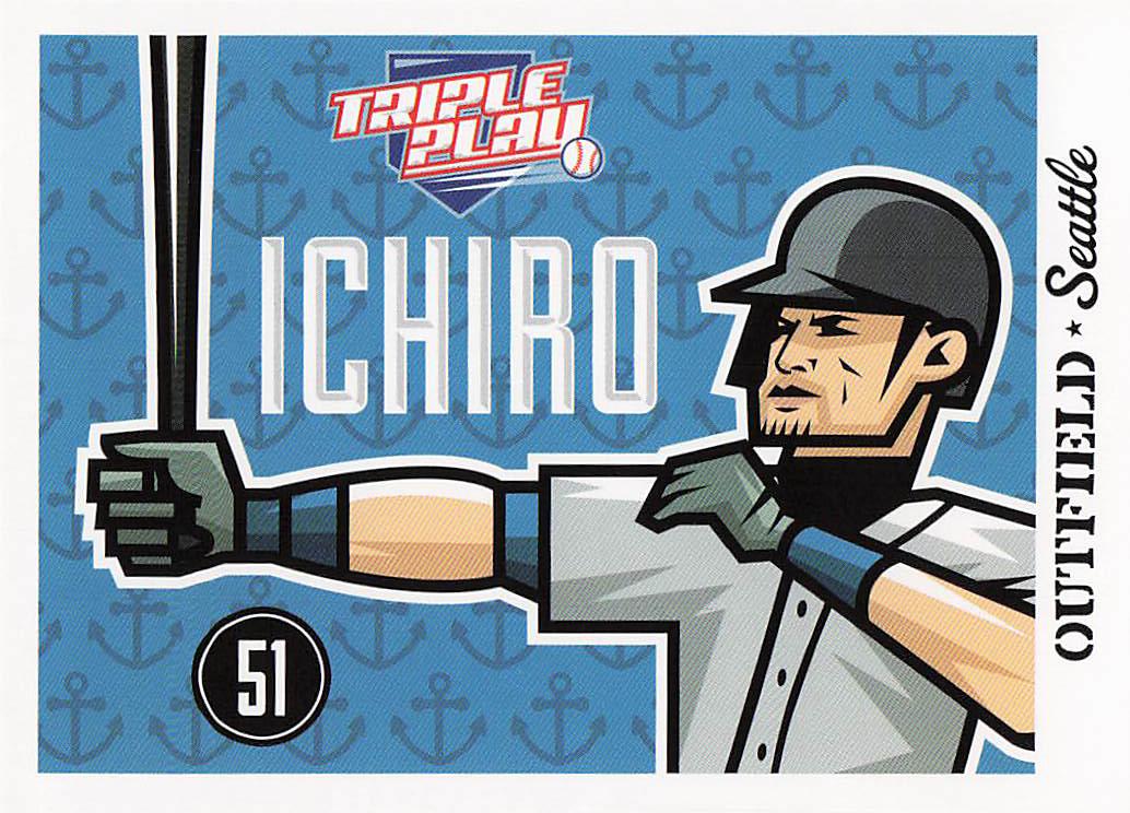 2012 Panini Triple Play Baseball Ichiro Suzuki #75