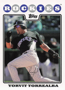 2008 Topps Baseball Yorvit Torrealba #11