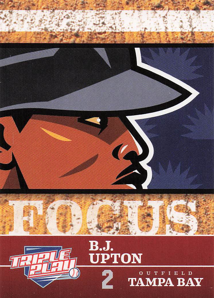 2012 Panini Triple Play Baseball B.J. Upton #261