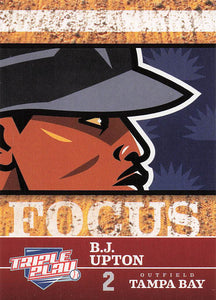 2012 Panini Triple Play Baseball B.J. Upton #261