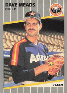 1989 Fleer Baseball Dave Meads #362