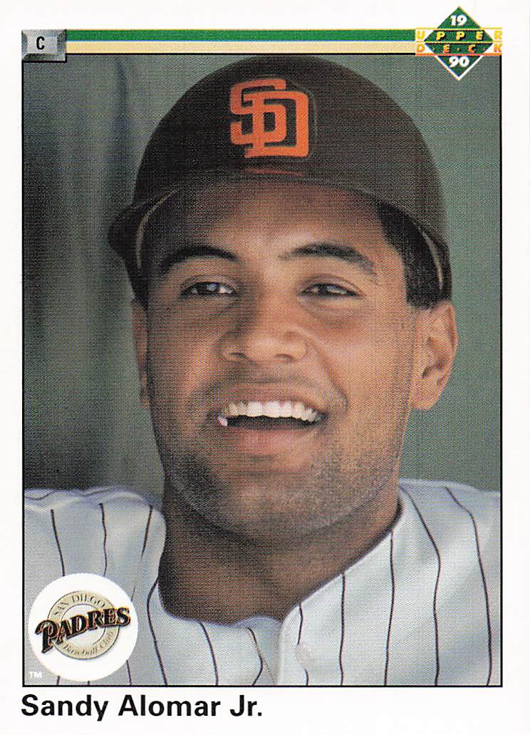 1990 Upper Deck Baseball Sandy Alomar, Jr. #655