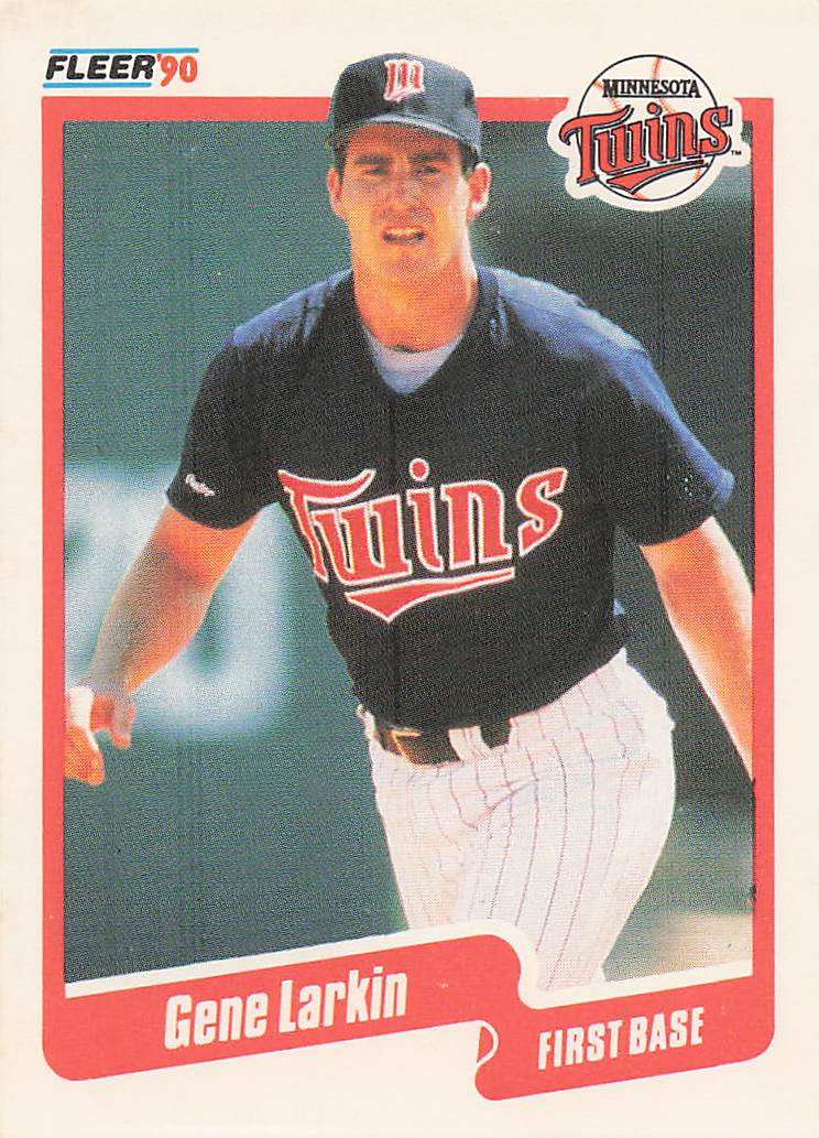 1990 Fleer Baseball Gene Larkin #379
