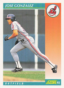 1992 Score Baseball Jose Gonzalez #733