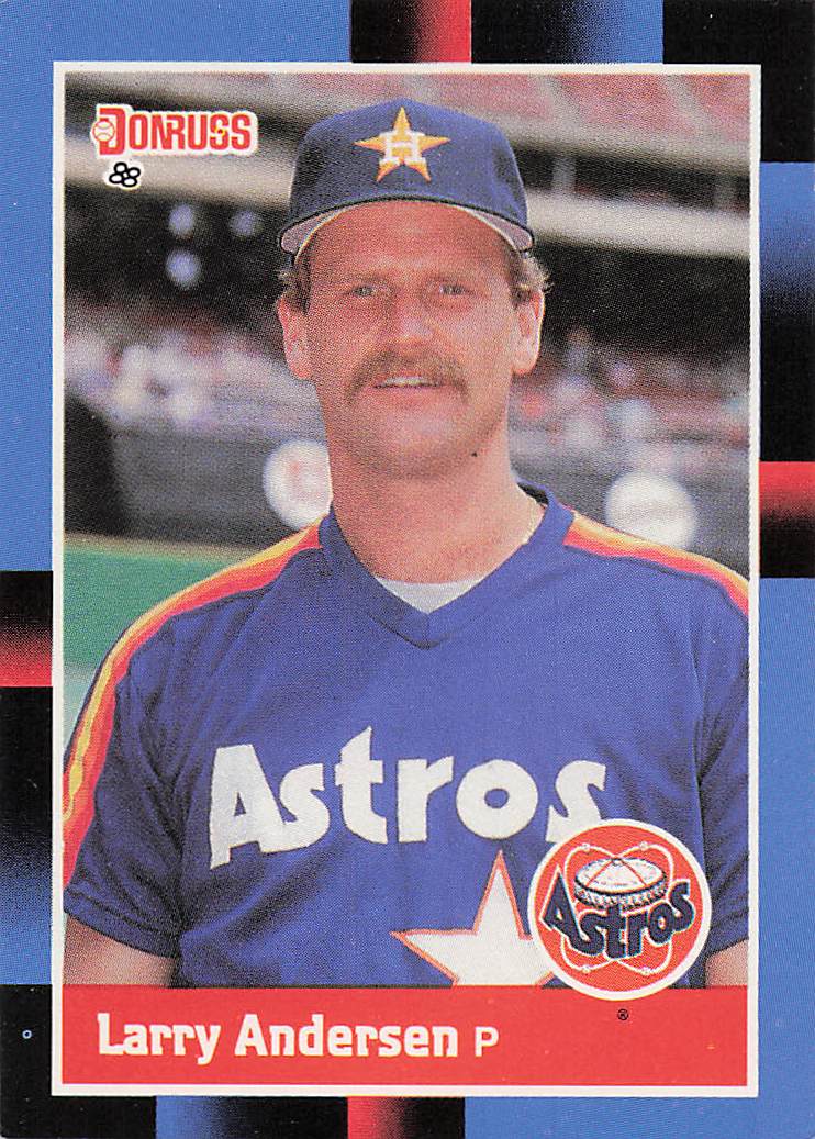 1988 Donruss Baseball Larry Andersen #332c