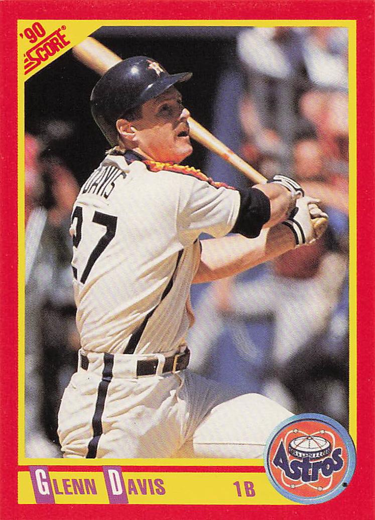 1990 Score Baseball Glenn Davis #272