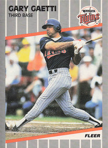 1989 Fleer Baseball Gary Gaetti #110