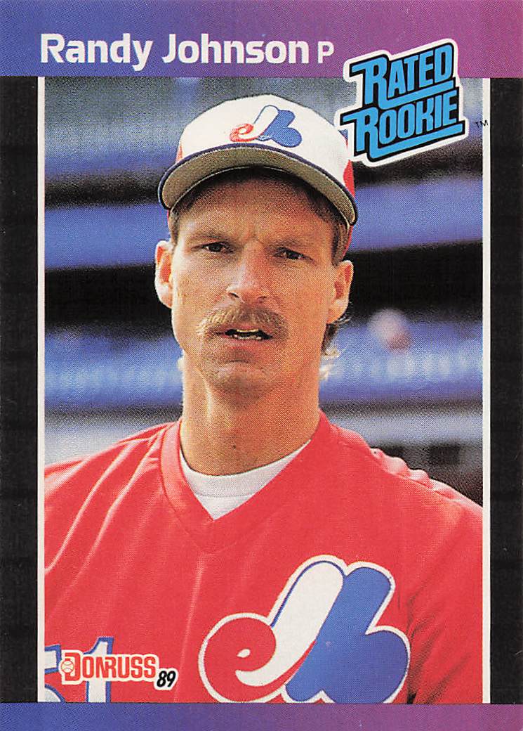 1989 Donruss Baseball Randy Johnson #42b Rookie