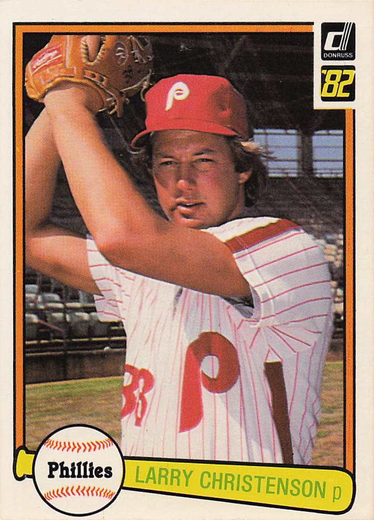 1982 Donruss Baseball Larry Christenson #219