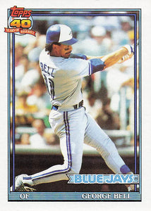1991 Topps Baseball George Bell #440c