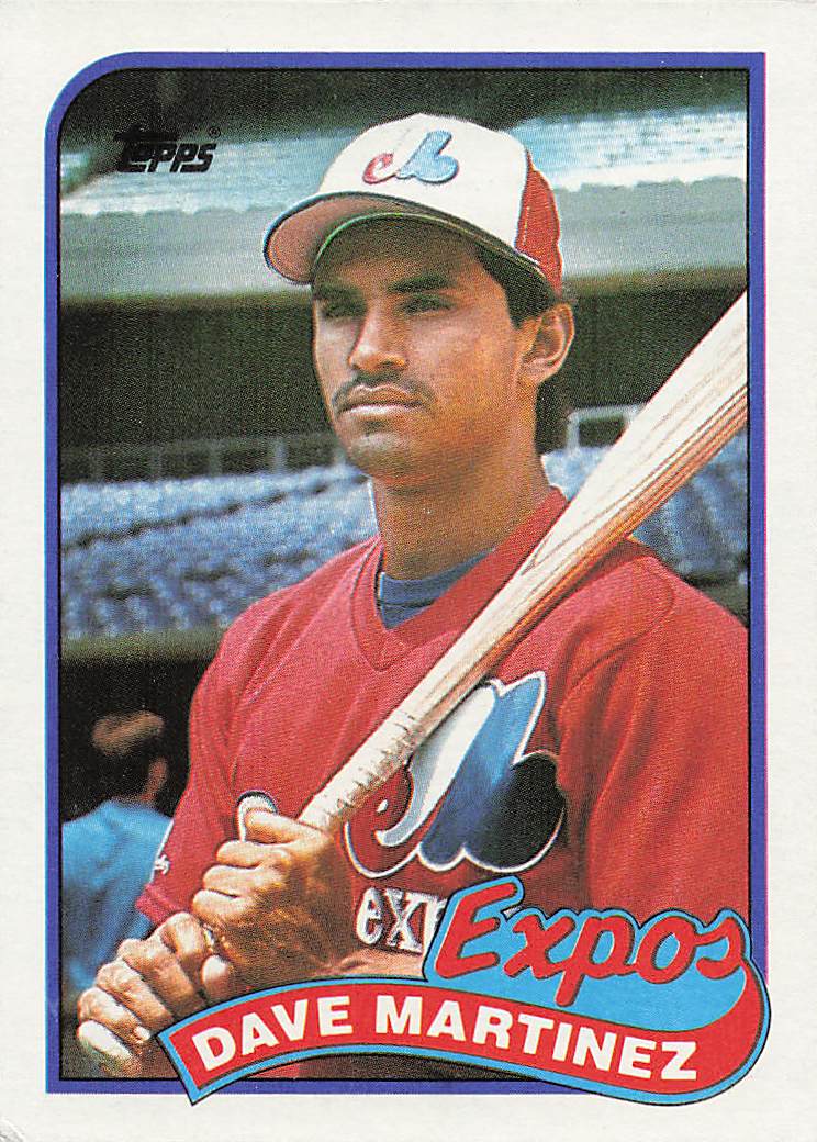1989 Topps Baseball Dave Martinez #763