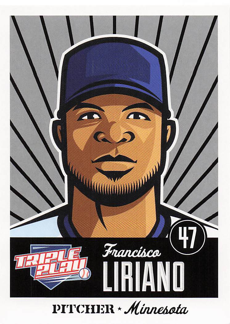2012 Panini Triple Play Baseball Francisco Liriano #49