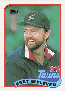 1989 Topps Baseball Bert Blyleven #555