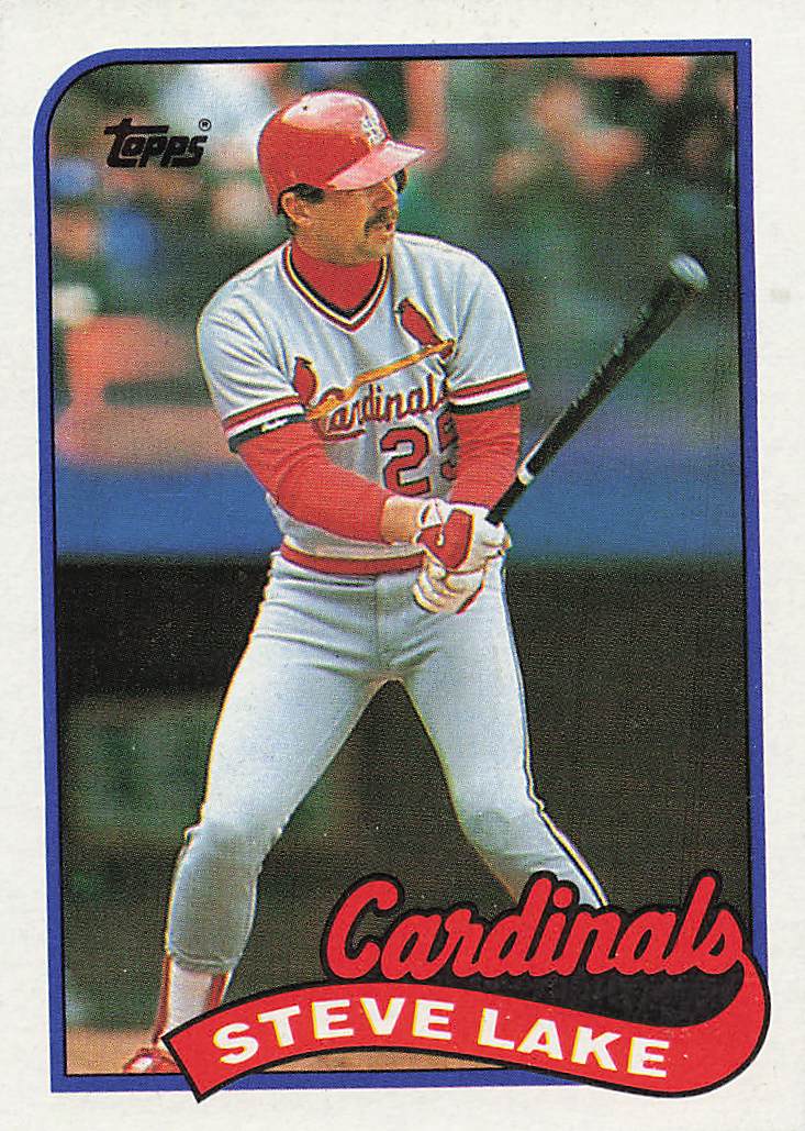 1989 Topps Baseball Steve Lake #463