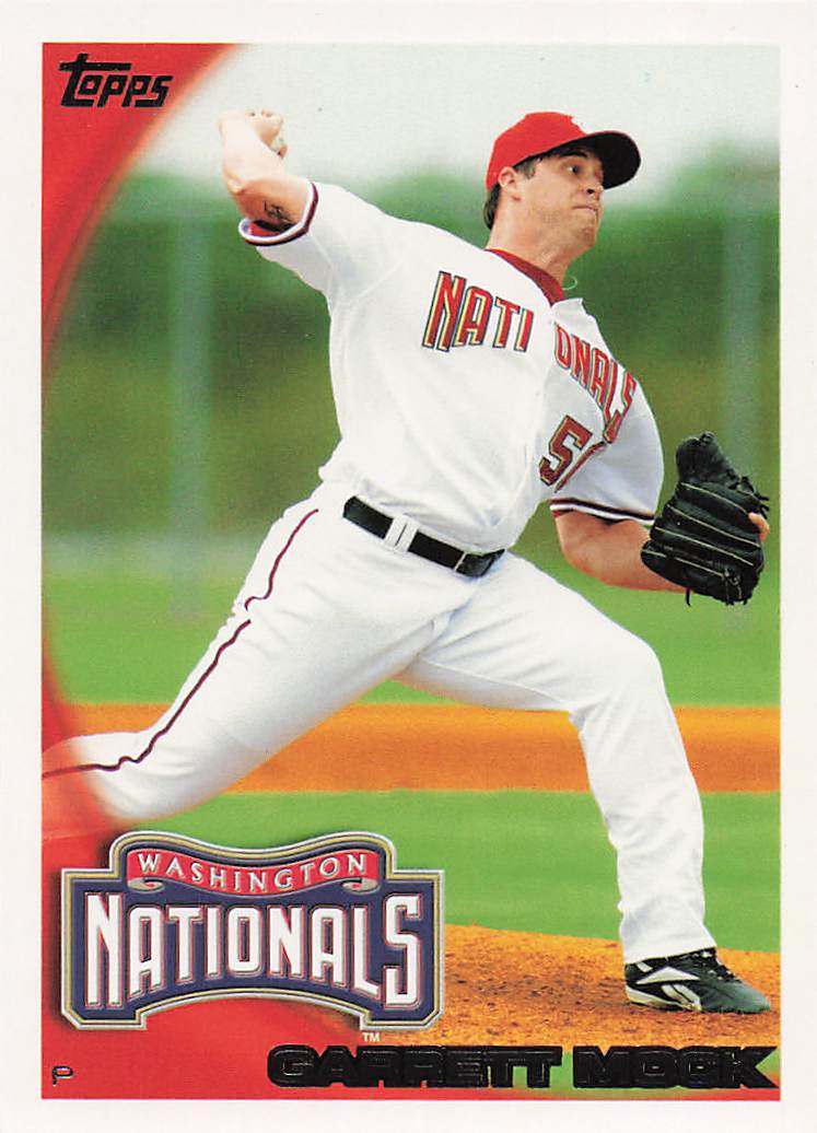 2010 Topps Baseball Garrett Mock #128