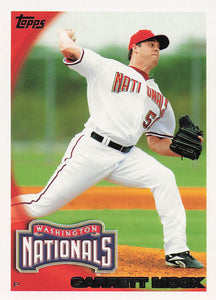 2010 Topps Baseball Garrett Mock #128