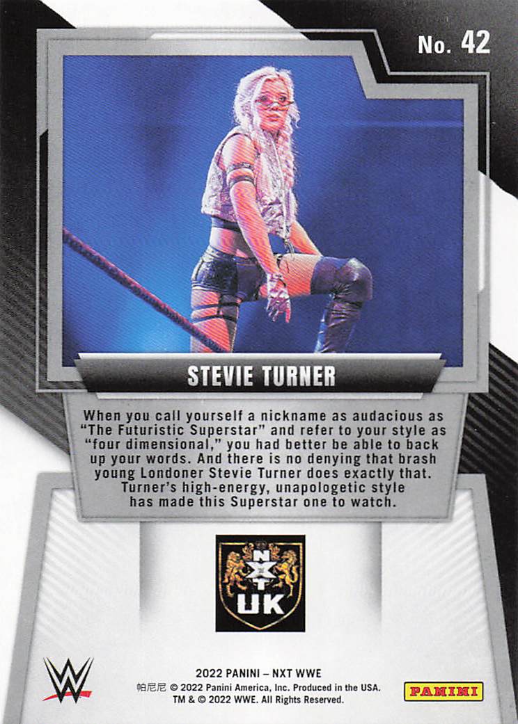 2022 Panini NXT 2.0 WWE Wrestling Stevie Turner #42 Rookie