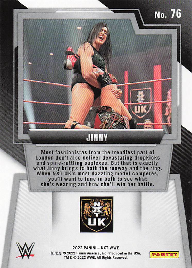 2022 Panini NXT 2.0 WWE Wrestling Jinny #76 Rookie