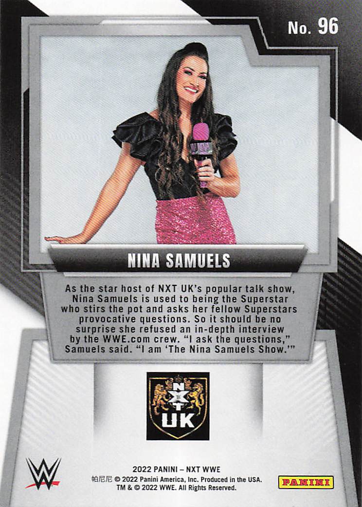 2022 Panini NXT 2.0 WWE Wrestling Nina Samuels #96