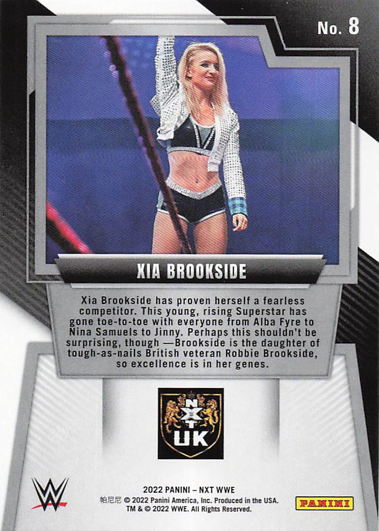 2022 Panini NXT 2.0 WWE Wrestling Xia Brookside #8 Rookie