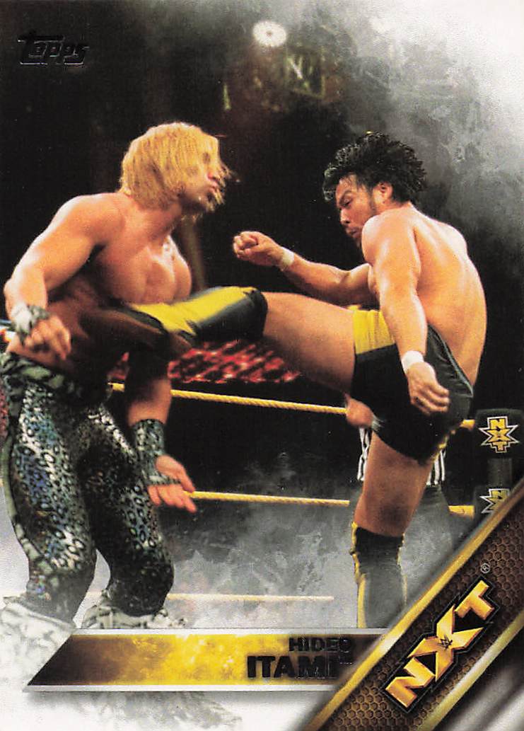 2016 Topps WWE Then Now Forever Wrestling NXT Prospects Hideo Itami #8