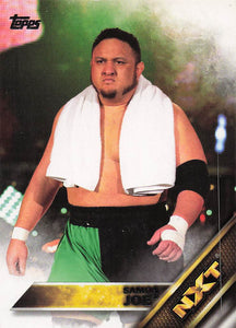 2016 Topps WWE Then Now Forever Wrestling NXT Prospects Samoa Joe #11