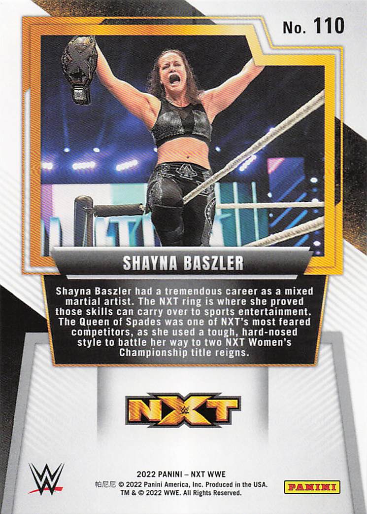 2022 Panini NXT 2.0 WWE Wrestling Shayna Baszler #110