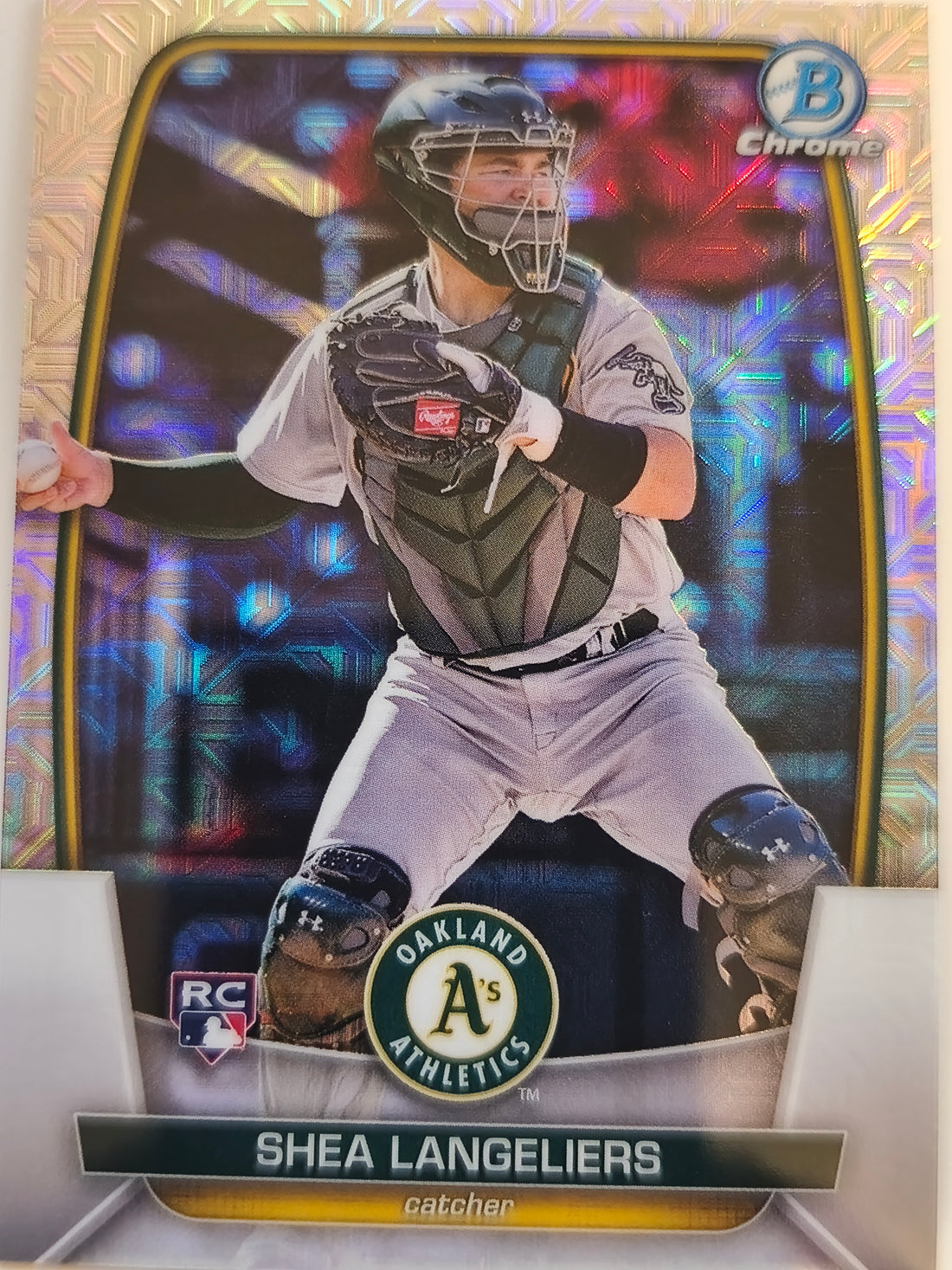 2023 Bowman Baseball Mojo Refractors Shea Langeliers #3 Rookie