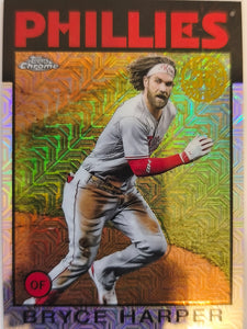 2021 Topps Update Baseball 1986 Topps Chrome Bryce Harper #86C-3