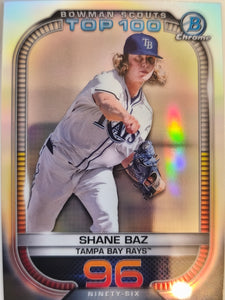 2021 Bowman Next Baseball America's Top 100 Prospects Baseball Shane Baz #BA-82
