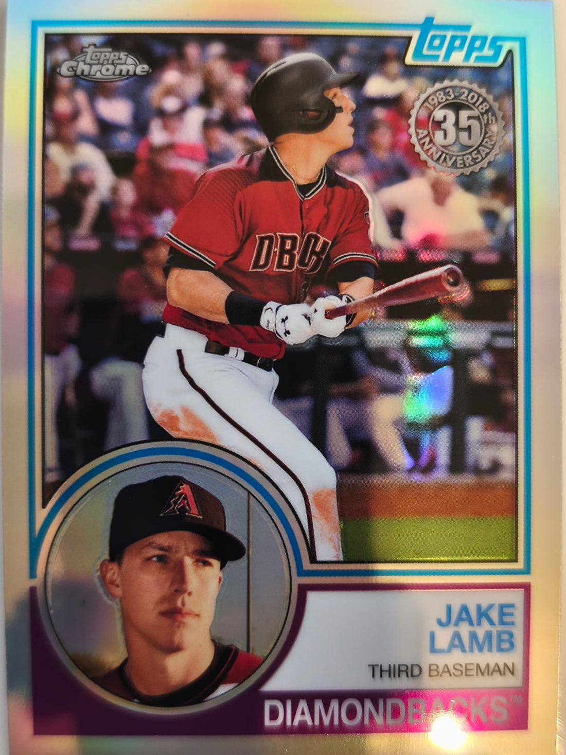 2018 Topps Chrome Baseball 1983 Topps Refractors Jake Lamb #83T-13
