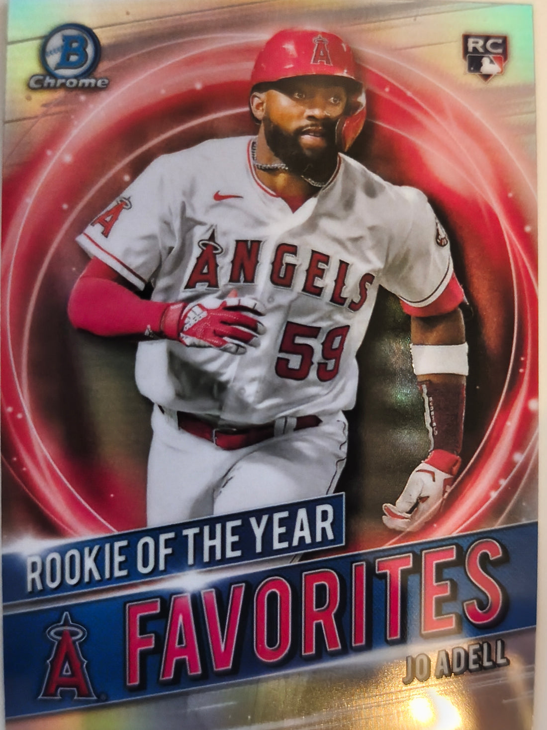 2021 Bowman Baseball Chrome Rookie of the Year Favorites Jo Adell #RRY-JA